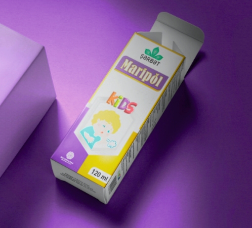 Maripol  Öskürək əleyhinə şərbət uşaqlar üçün  şəkil