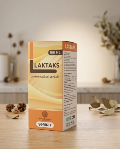 Изображение Laktaks qəbzlik əleyhinə . Uşaqlar və böyüklər üçün şərbət